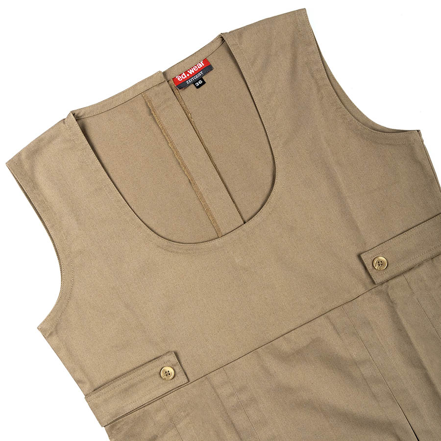 Pleated Buttoned Pinafore (UGT-1|KSC/5)