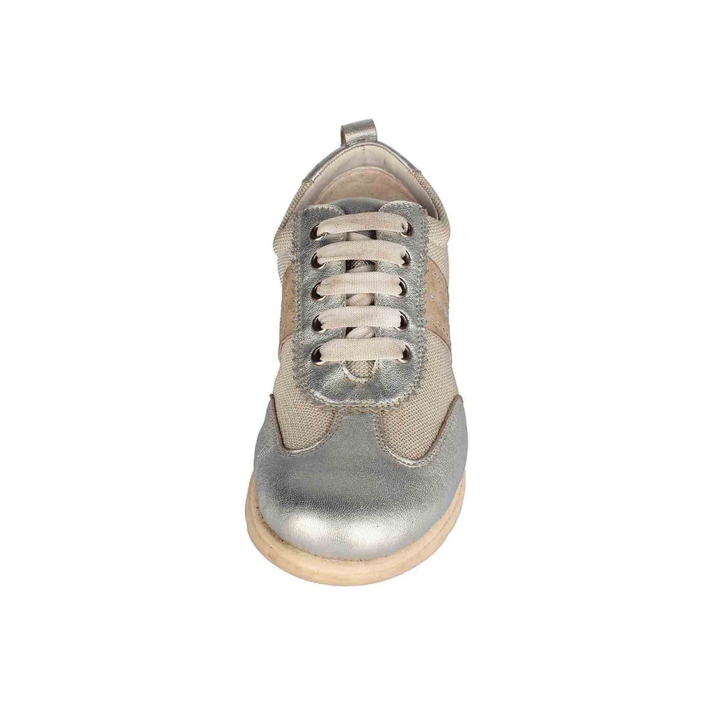 Silver Plain Leather Sneaker (PAK-SER-19-04-12720|MIS/1)