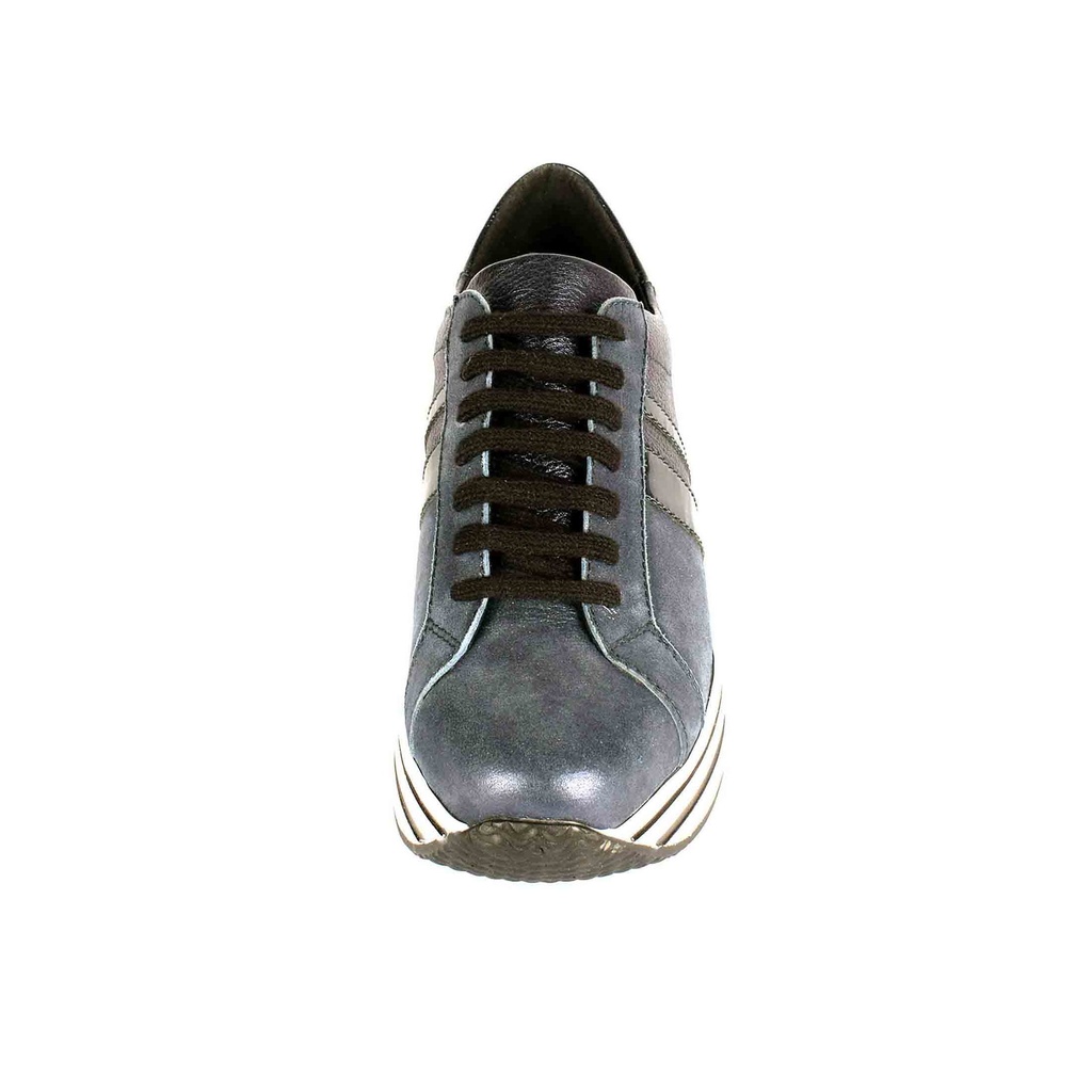 Blue Plain Leather Sneaker (PAK-SER-19-01-12203|MIS/1)