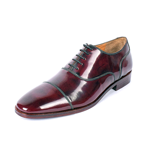 Brown Patent Leather Cap Toe Oxford (UENT-MW-11|MIS/1)