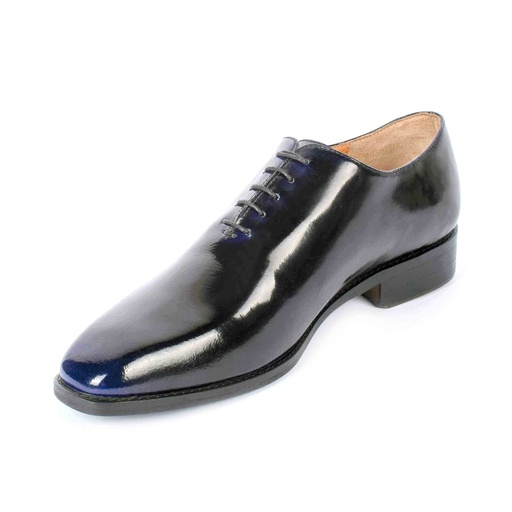 [UNI-2314] Blue Patent Leather Oxford (UENT-MW-5|MIS/1)